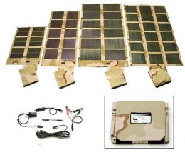 62W P3 Powerpack folding solar panel with cable set