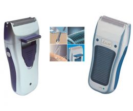 Solar Powered Travel Shaver (rechargeable razor & beard trimmer)