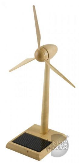 Wooden Solar Wind Turbine